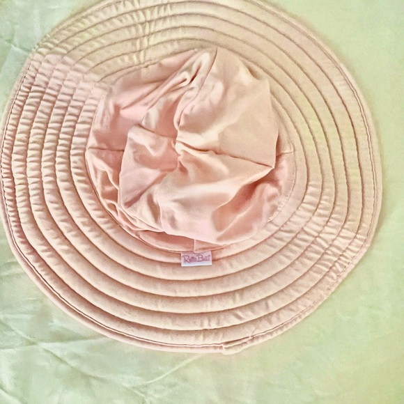 Peach Striped Kids Sun Hat - Picture 2 of 2